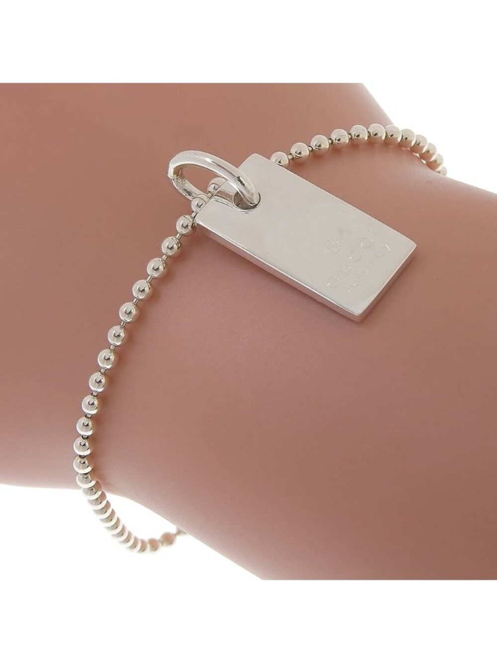 Gucci Barber Chain 925 Sterling Silver Bracelet